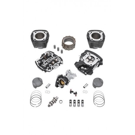 SCREAMIN’ EAGLE® MILWAUKEE-EIGHT® ENGINE STAGE IV KIT,107 TO 114CI – AIR/OIL COOLED - BLACK HIGHLIGHTED