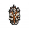 PARCHE TERMOADHESIVO -MULTI COLOR SKULL BUST IRON-ON PATCH