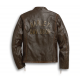 JACKET-LEATHER,BROWN