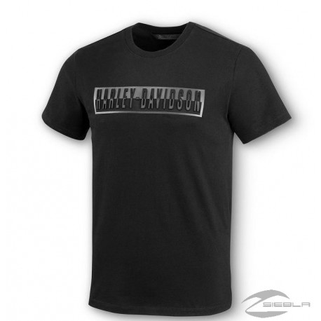 HARLEY DAVIDSON TEE EMBOSSED RUBBER GRAPHIC,S/