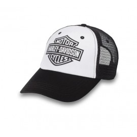 HARLEY DAVIDSON TRUCKER BAR & SHIELD SPECIAL BLACK CAP