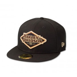 Harley Davidson120th Anniversary 59FIFTY Baseball Cap - Black Beauty