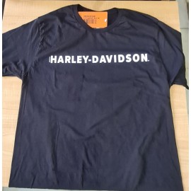 HARLEY DAVIDSON SIEBLA BLACK MARBELLA STRAIGHT T-SHIRT
