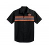 Men's Harley Performance Short Sleeve Shirt - Colorblocked - Black