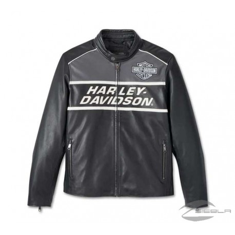 Chaqueta Harley Davidson de piel Factory Team para hombre