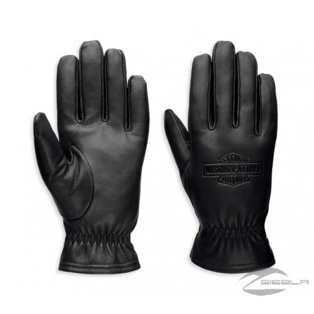 Full Speed Leather Gloves para hombre - Black Leather