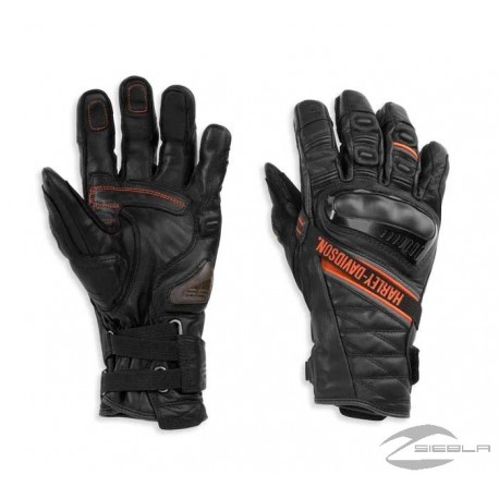Harley Davidson Men's Passage Adventure Gauntlet Gloves