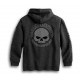 Harley Davidson Men's Hooded Skull Sweatshirt
