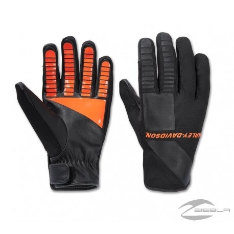 HARLEY DAVIDSON WATERPROOF DYNA KNIT MIXED GLOVES FOR MEN
