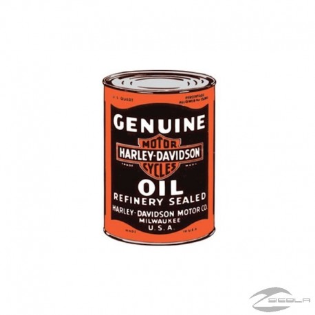 HARLEY-DAVIDSON OIL CAN BLANK CARD