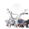 DETACHABLE KING-SIZE H-D WINDSHIELD FOR FL SOFTAIL MODELS - 23". CLEAR, POLISHED UPRIGHTS