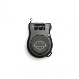 HARLEY DAVIDSON LOCK WITH PASSWORD AND RETRACTABLE CABLE