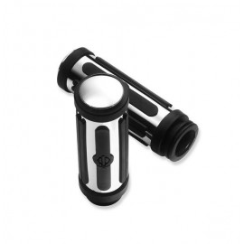 Chrome And Rubber Hand Grips