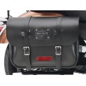 “Express Rider” Large Capacity Leather Saddlebags