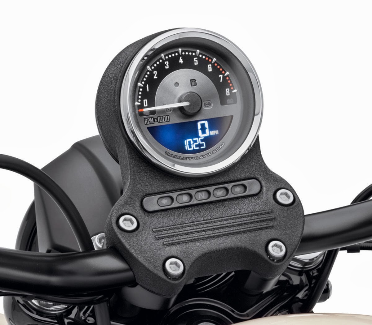 para Harley-Davidson XL 73 Velocímetro y tacómetro carcasa cromo FX 73-83