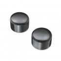 Front Axle Nut Covers - Black