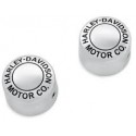 “H-D Motor Co.” Logo Front Axle Nut Covers