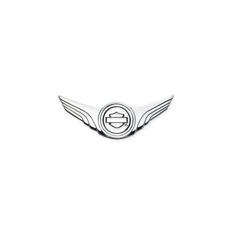 Logotipo Bar&Shield con alas - Cromado