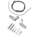 Front Turn Signal Relocation Kit - Chrome