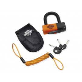 SHACKLE LOCK,W/POUCH &CORD